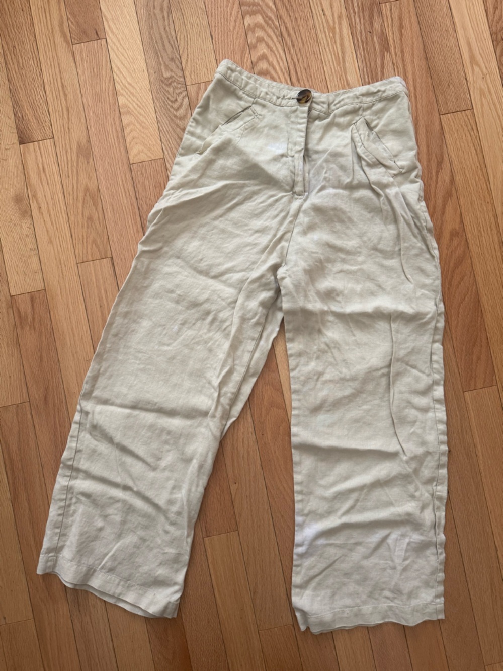 Faithfull the Brand Cream Linen-Blend Jogger Pants